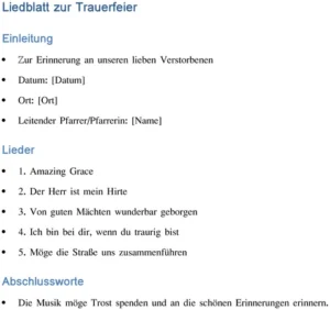 liedblatt-zur-trauerfeier-fuer-emotionale-abschiede