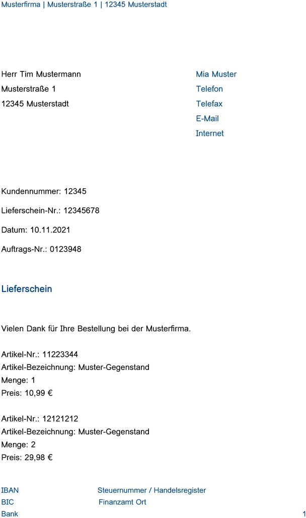 lieferschein-vorlage-word