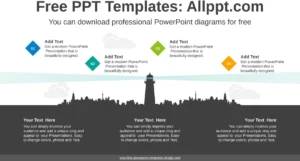 lighthouse-silhouette-powerpoint-diagramm