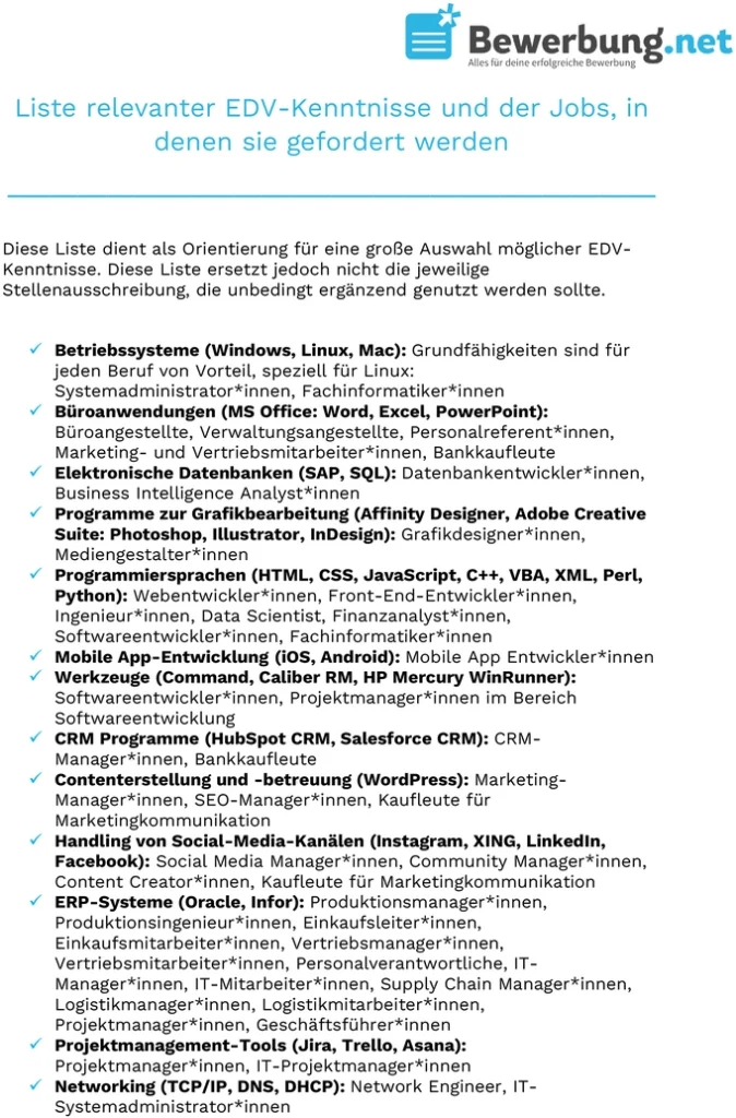 liste-relevanter-edv-kenntnisse-fuer-bewerbung-und-job