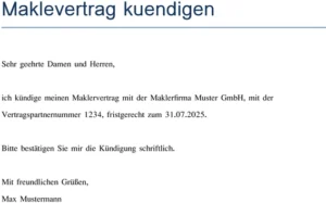 maklervertrag-kuendigen-vorlage-verwenden