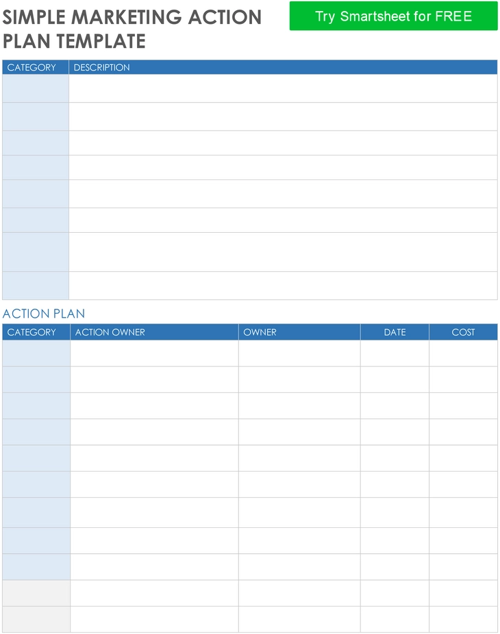 marketing-aktionsplan-vorlage