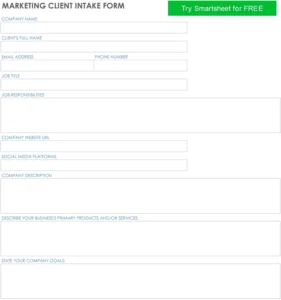 marketing-client-intake-form