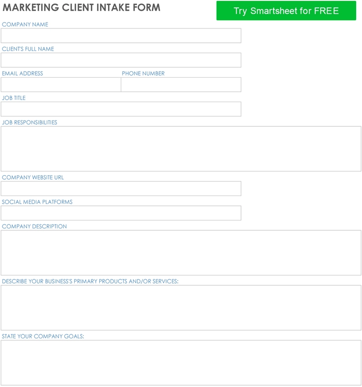 marketing-client-intake-form