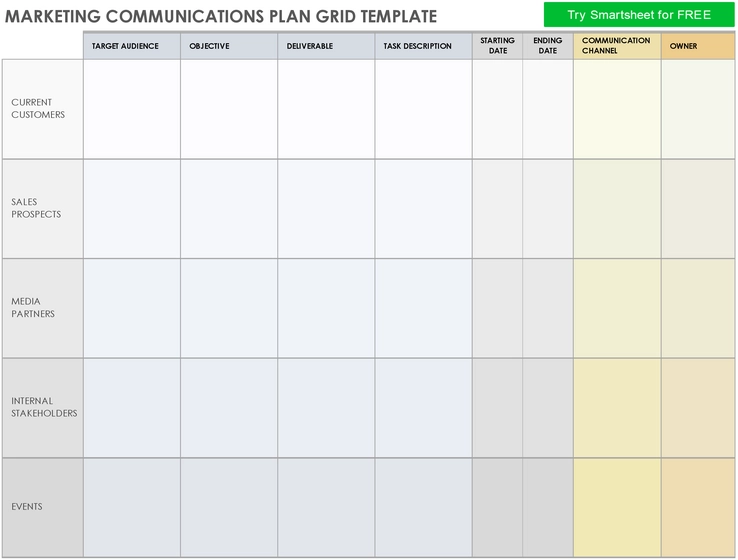 marketing-communications-plan-vorlage