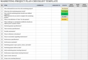 marketing-projekt-plan-checkliste-excel