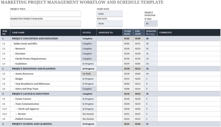 marketing-projektmanagement-vorlage-excel