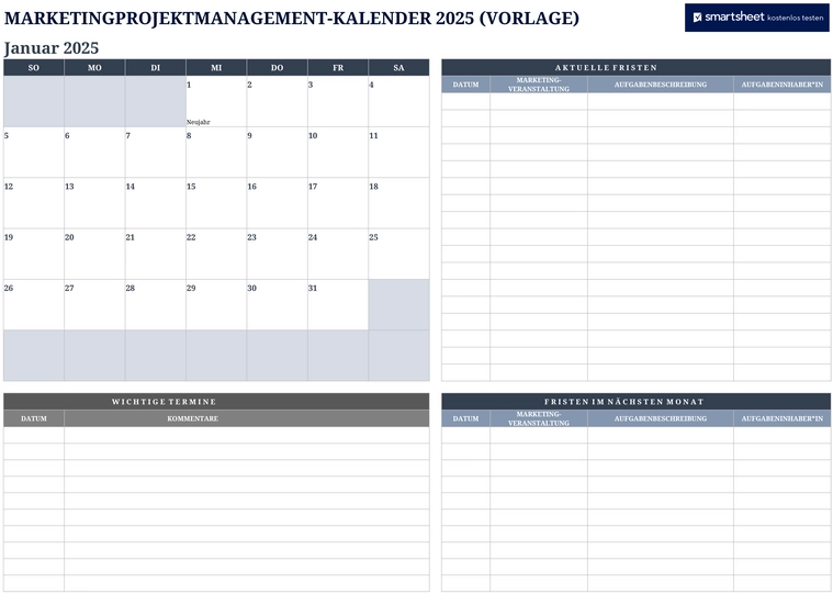 marketingprojektmanagement-kalender-2025