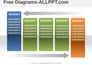 matrix-arrow-ppt-diagramm-vorlage