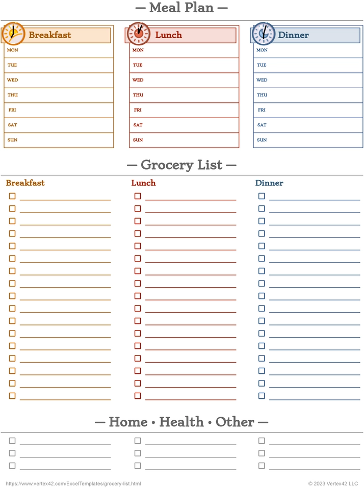 meal-plan-einkaufszettel-wochenplanung