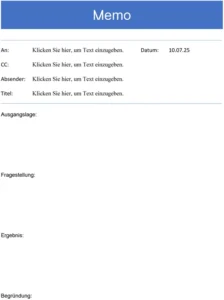 memo-vorlage-fuer-notizen-und-organisation