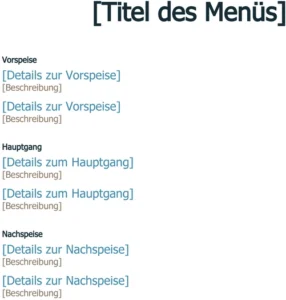 menue-fuer-eine-formelle-veranstaltung