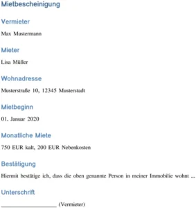 mietbescheinigung-vermieter-mieter-wohnadresse-daten-monatliche-miete