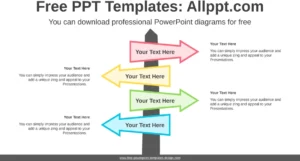 milestone-arrow-diagramm-powerpoint-vorlage
