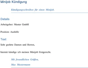 minijob-kuendigung-vorlage-fuer-deine-entschlossenheit