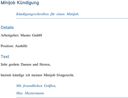 minijob-kuendigung-vorlage-fuer-deine-entschlossenheit