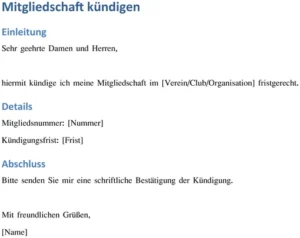 mitgliedschaft-kuendigen-vorlage-unterlagen-organisation-verein