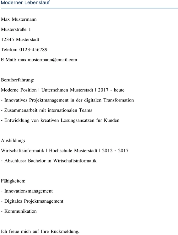 moderne-vorlage-fuer-lebenslauf-und-bewerbung