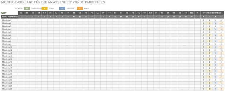 monitor-vorlage-fuer-die-anwesenheit-von-mitarbeitern