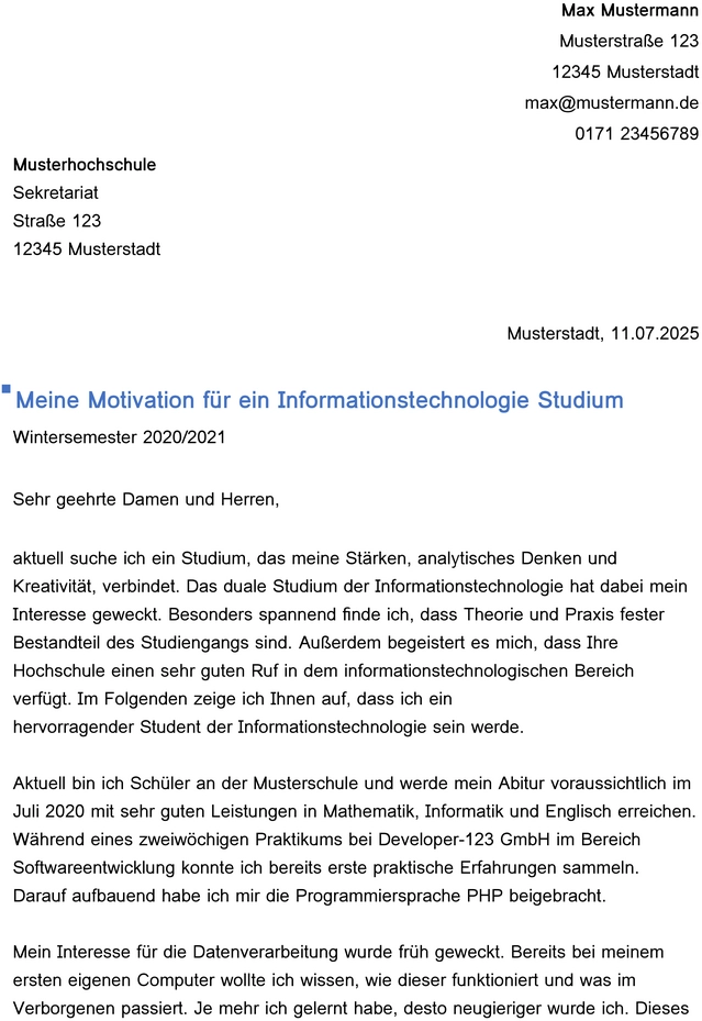 motivationsschreiben-bewerbung-studium-word vorlage
