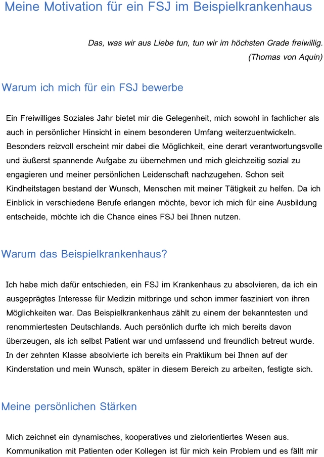 motivationsschreiben-fsj-vorlage