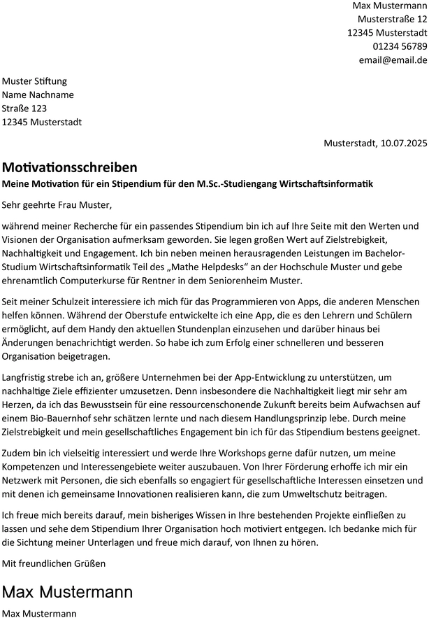 motivationsschreiben-fuer-stipendium-gestalten