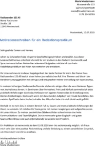 motivationsschreiben-redaktionspraktikum