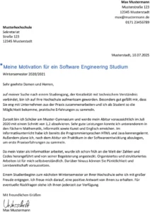 motivationsschreiben-software-engineering-studium-vorlage