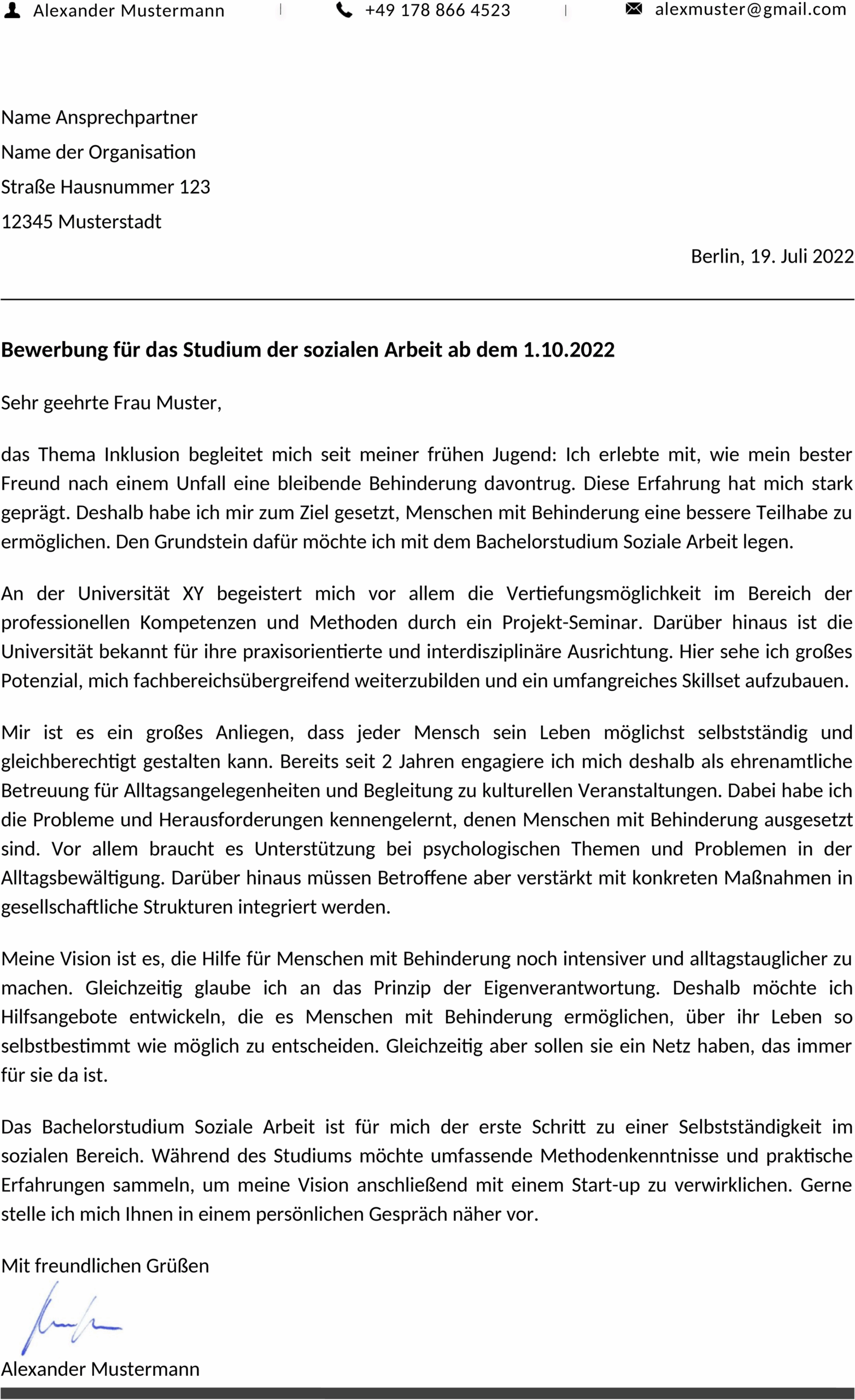 Motivationsschreiben Word Vorlage - Effektive Struktur für Bewerbungen