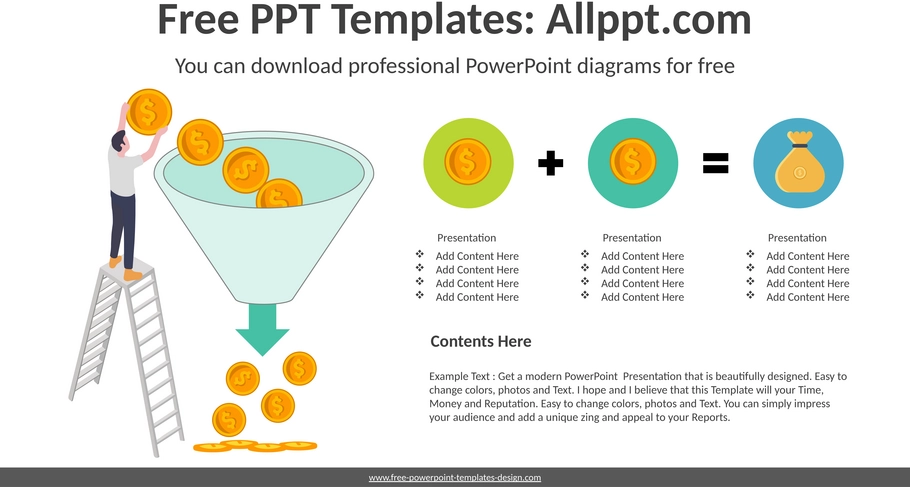 muenzen-trichter-diagramm-powerpoint-diagram.png
