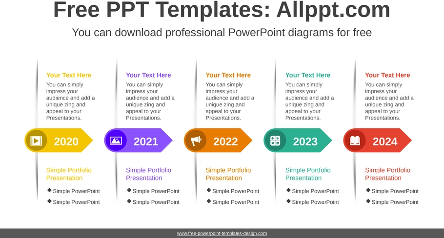 multicolor-paper-labels-powerpoint-diagramm