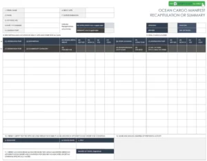 ocean-cargo-manifest-frachtgut-dokumentation