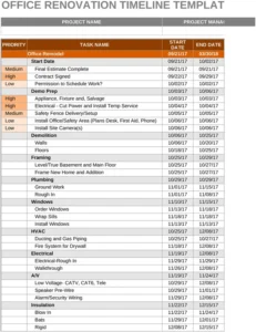 office-renovierung-zeitplan-vorlage-excel