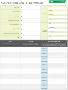 one-page-financial-plan-vorlage