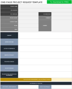 one-page-project-request-vorlage