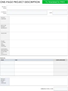 one-page-projektbeschreibung