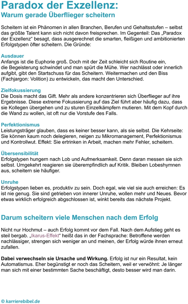 paradox-der-exzellenz-analysen-und-erkenntnisse