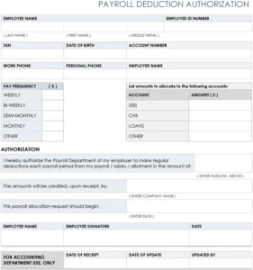 payroll-deduction-authorization-formular
