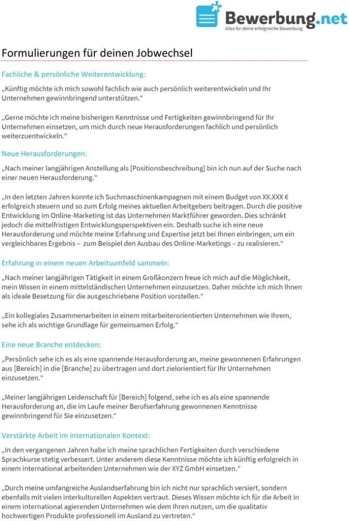 pdf-vorlage-jobwechsel-formulierungen-fuer-bewerbungen