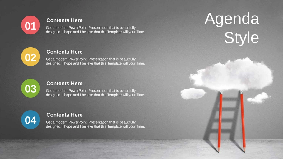pencil-ladder-shadow-powerpoint-vorlage