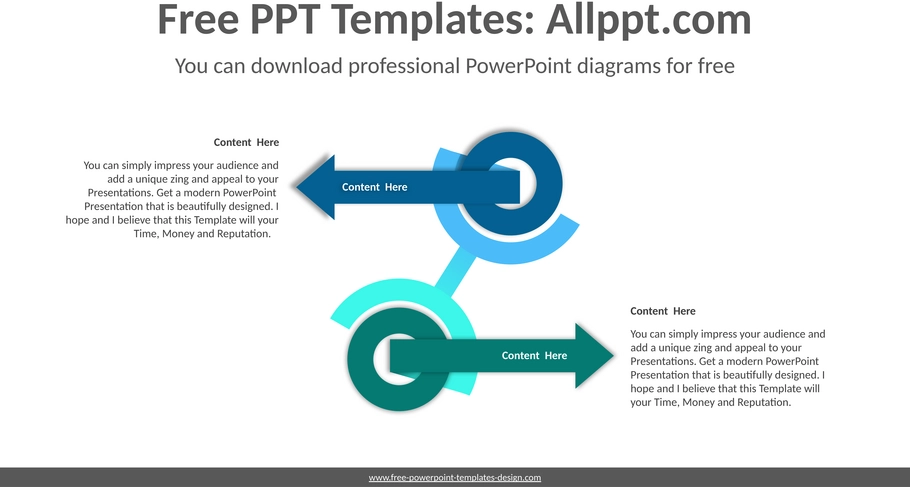 pfeildiagramm-ueber-donut-powerpoint-template.png