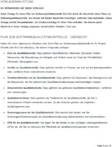 plan-zur-softwarequalitaetskontrolle-vorlage