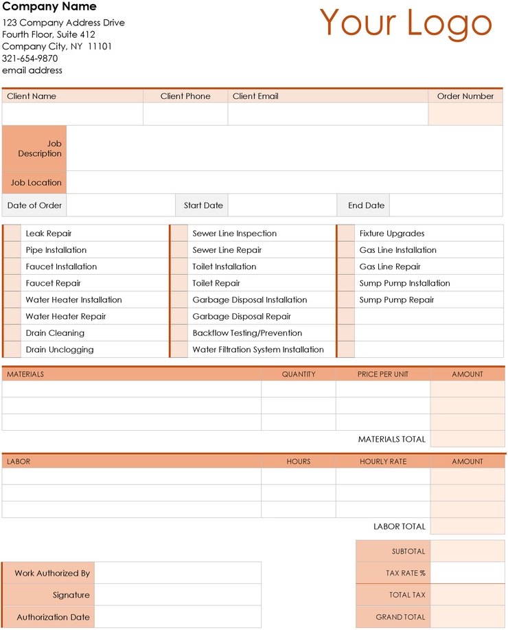 plumbing-work-order-template