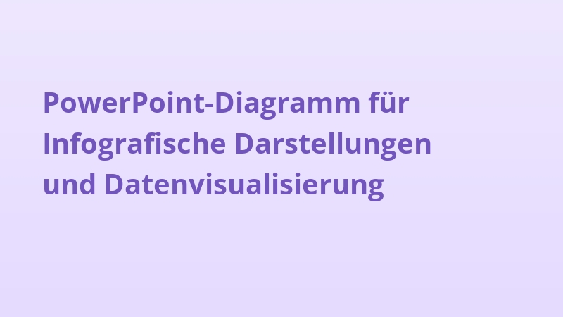 PowerPoint-Diagramm für Infografische Darstellungen und Datenvisualisierung