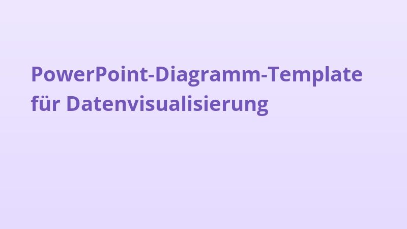 PowerPoint-Diagramm-Template für Datenvisualisierung