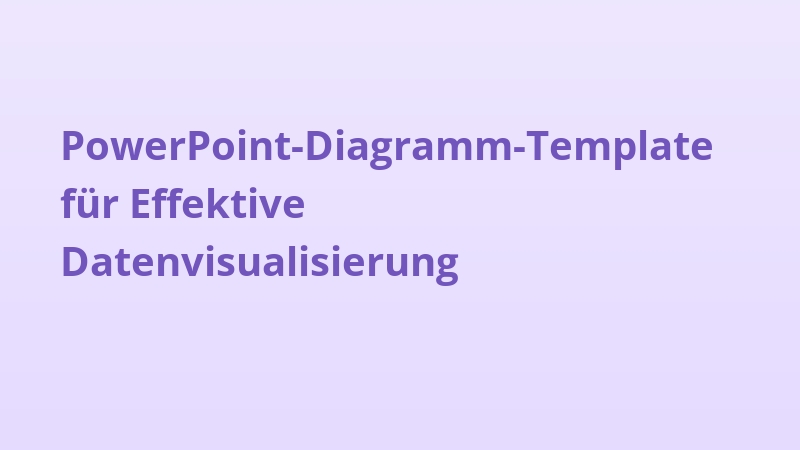 PowerPoint-Diagramm-Template für Effektive Datenvisualisierung