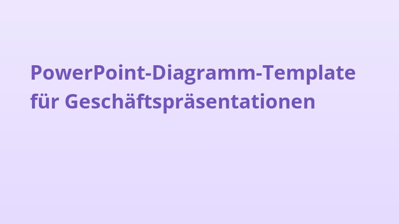 PowerPoint-Diagramm-Template für Geschäftspräsentationen
