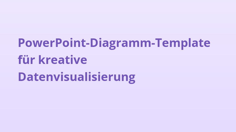 PowerPoint-Diagramm-Template für kreative Datenvisualisierung