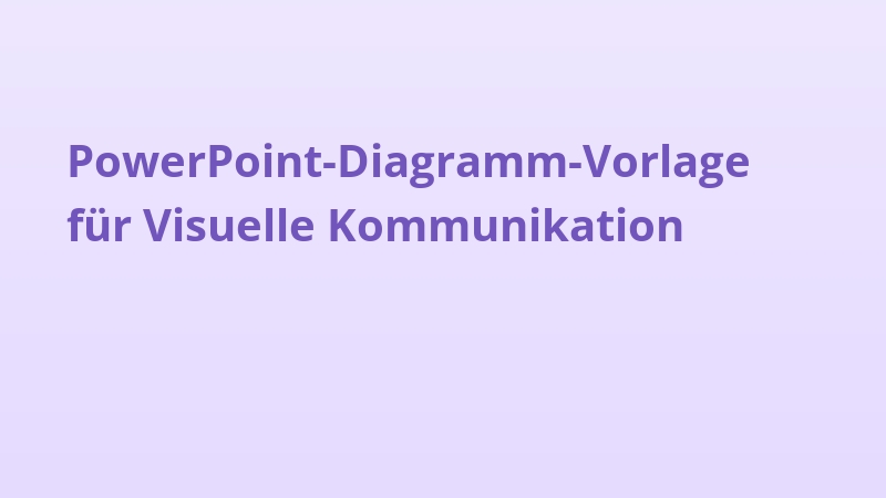 PowerPoint-Diagramm-Vorlage für Visuelle Kommunikation