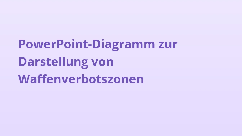 PowerPoint-Diagramm zur Darstellung von Waffenverbotszonen